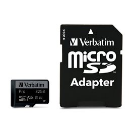 Karta pamięci VERBATIM Pro MicroSDHC 32GB