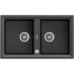 Zlewozmywak TEKA Stone 90 B-TG 2B 115260013 Ciemnoszary