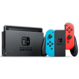 NINTENDO Switch Oled Czerwono-niebieska + Słuchawki LOGITECH