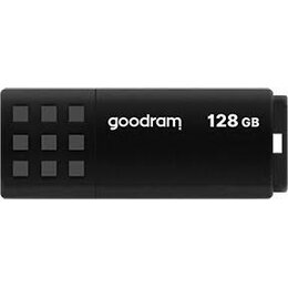 Pendrive GOODRAM UME3 128GB, USB 3.2 Gen. 1 (USB 3.0), Odczyt 60 Mb/s, Zapis 20 Mb/s Czarny