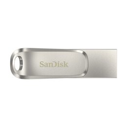 Pendrive SANDISK Ultra Dual Drive Luxe 32GB, USB-C / USB 3.2 Gen. 1 (USB 3.0), Odczyt 150 Mb/s Srebrny
