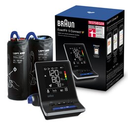 Ciśnieniomierz BRAUN ExactFit 5 Connect BUA6350 Czarny