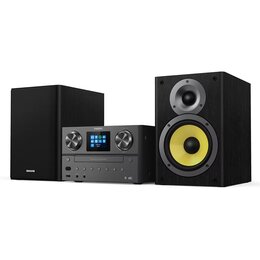 Wieża PHILIPS TAM8905/10 Czarna, Odtw.CD, Wi-Fi, BT, Spotify Connect, Radio Internetowe, Tuner DAB+, Wejście USB