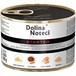 Karma dla psa DOLINA NOTECI Premium Starter dla szczeniąt i suk w okresie laktacji 185 g