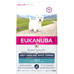 Karma dla psa EUKANUBA Adult Breed Specific West Highland White Terrier Kurczak z indykiem 2.5 kg