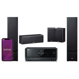 Kino domowe YAMAHA RX-V4A + YAMAHA NS-F51 + NS-P51 Czarny