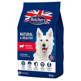 Karma dla psa BUTCHER'S Natural & Healthy z wołowiną 10 kg