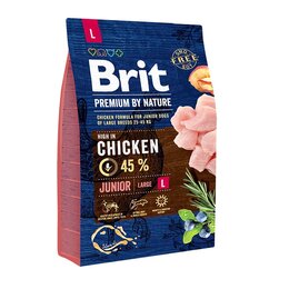 Karma dla psa BRIT Premium By Nature Junior Kurczak 3 kg