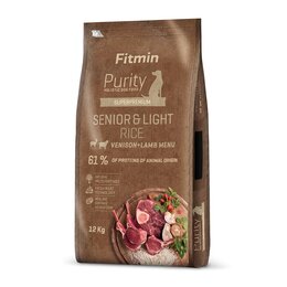 Karma dla psa FITMIN Purity Senior & Light Jagnięcina z dziczyzną 12 kg