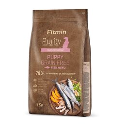 Karma dla psa FITMIN Purity Puppy Śledź morski z jagnięciną 2 kg