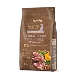 Karma dla psa FITMIN Purity Senior & Light Jagnięcina 2 kg