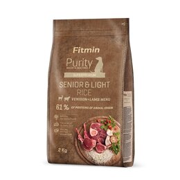 Karma dla psa FITMIN Purity Senior & Light Jagnięcina z dziczyzną 2 kg