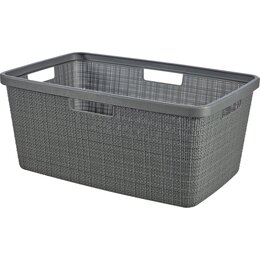 Kosz na pranie CURVER Jute 245981 46L Ciemnoszary