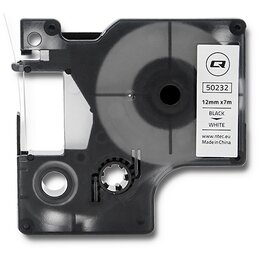 Taśma QOLTEC do Dymo D1 45013 12 mm x 7 m Biały