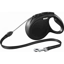 Smycz FLEXI New Classic M (8 m - 20 kg) Czarny