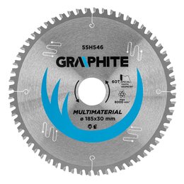 Tarcza do cięcia GRAPHITE 55H546 185 mm