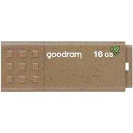 Pendrive GOODRAM UME3 Eco Friendly 16GB, USB 3.2 Gen. 1 (USB 3.0), Odczyt 60 Mb/s, Zapis 20 Mb/s Brązowy