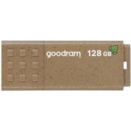 Pendrive GOODRAM UME3 Eco Friendly 128GB, USB 3.2 Gen. 1 (USB 3.0), Odczyt 60 Mb/s, Zapis 20 Mb/s Brązowy