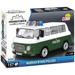 Klocki plastikowe COBI Cars Barkas B1000 Polizei COBI-24596