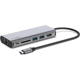Hub BELKIN AVC008BTSGY USB Typu C, Pasywny