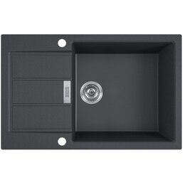Zlewozmywak jednokomorowy z ociekaczem FRANKE Sirius 2.0 S2D 611-78 XL 143.0618.577 Onyx 50x78