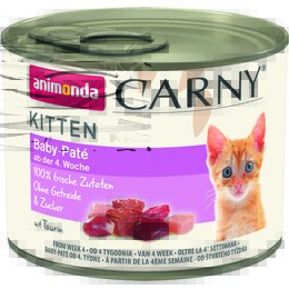 Karma dla kota ANIMONDA Carny Kitten Pasztet Wołowina z kurczakiem