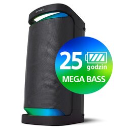 Power Audio SONY SRS-XP700, Bluetooth, Bateria 25 godzin, Tryb Mega Bass, Wejście USB, IPX4, Aplikacja Sony Music Center