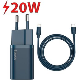 Ładowarka sieciowa Baseus Super Si Quick Charger 1C 20W Niebieski