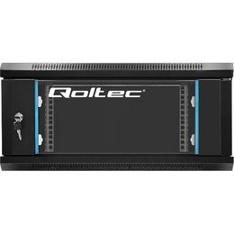 Szafa RACK QOLTEC 19" 4U 54461 600 x 450 mm, Wisząca Czarny