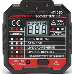 Tester gniazd HABOTEST HT106D