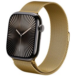 Pasek CRONG Milano Steel do Apple Watch (44/45/46/49mm) Złoty