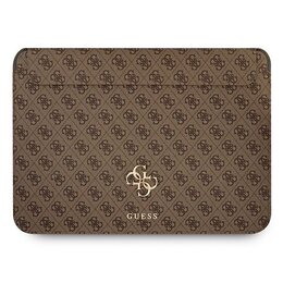 Etui na laptopa GUESS 4G Big Metal Logo Computer Sleeve 13 cali Brązowy