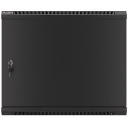 Szafa RACK LANBERG 19" 9U WF01-6609-00B 600 x 600 mm, Wisząca Czarny