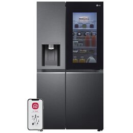 Lodówka LG GSXV90MCAE Side by Side 179cm Srebrna LinearCooling