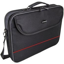 Torba na laptopa ESPERANZA Classic Red 15.6 cali Czarno-czerwony