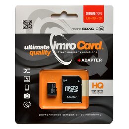 Karta pamięci IMRO microSDXC 256GB + Adapter