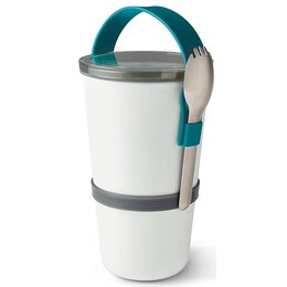 Lunch box BLACK+BLUM Lunch Pot Biało-niebieski