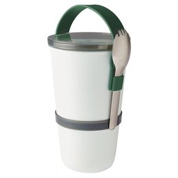 Lunch box BLACK+BLUM Lunch Pot Biało-zielony
