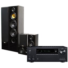 Kino domowe ONKYO TX-NR696B + TAGA TAV-606 Czarny