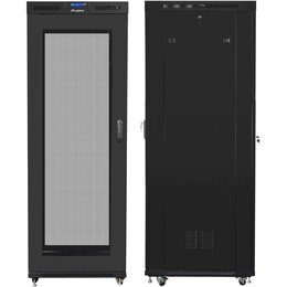 Szafa RACK LANBERG 19" 37U FF01-8037-23BL 800 x 1000 mm, Stojąca Czarny