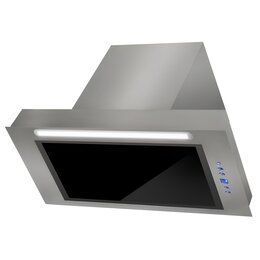 Okap AFRELLI AW-10 Piano 60 Inox/czarne szkło 439m3/h 59dB klasa A Timer