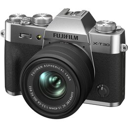 Aparat bezlusterkowy FUJIFILM X-T30 II + Obiektyw XC15-45 mm f/3.5-5.6 OIS PZ Srebrny, 26.1Mpix, UHD 4K 30