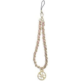 Zawieszka do telefonu GUESS Strap Chain Metal 4G Charm Różowy