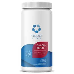 Chlor do basenu AQUASTAR Chlortix Multi 1 kg