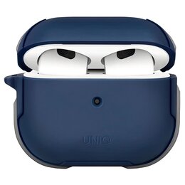 Etui na słuchawki UNIQ Valencia do Apple AirPods 3 Niebieski