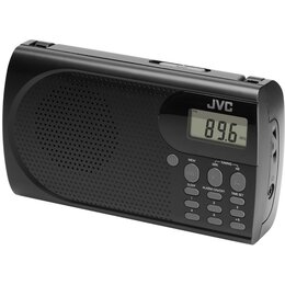 Radio JVC RA-E431B Analogowe Przenośne Czarny