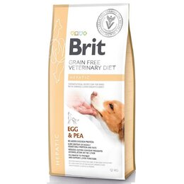 Karma dla psa BRIT Grain Free Veterinary Diets Dog Hepatic Jajko z groszkiem 12 kg