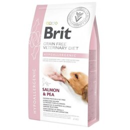 Karma dla psa BRIT Grain Free Veterinary Diets Dog Hypoallergenic Łosoś z groszkiem 2 kg