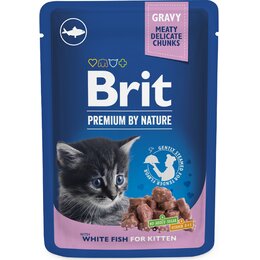 Karma dla kota BRIT Premium By Nature Junior Biała ryba 100 g