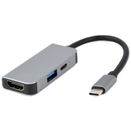 Hub GEMBIRD A-CM-COMBO3-02 USB Typu C 3.2 Gen. 1, Pasywny